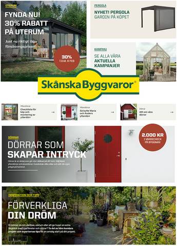 Skånska Byggvaror-katalog | Offers Skånska Byggvaror | 2022-05-16 - 2022-06-15