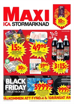 ICA Maxi I Gustavsberg (Stockholm) | Reklamblad Och Black Friday ...