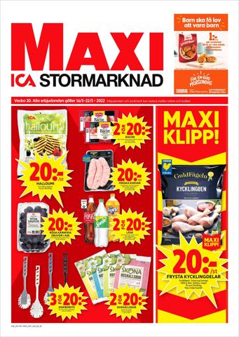 ICA Maxi-katalog i Järfälla | ICA Maxi Erbjudanden | 2022-05-16 - 2022-05-22