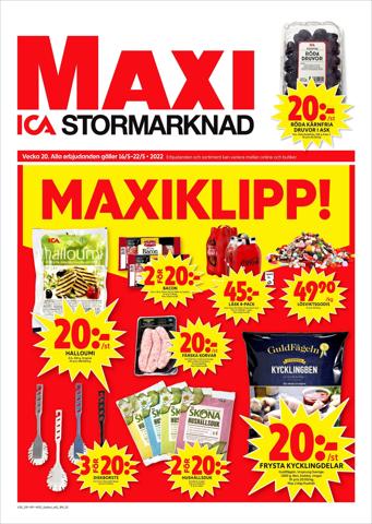 ICA Maxi-katalog i Ljungby (Kronoberg) | ICA Maxi Erbjudanden | 2022-05-16 - 2022-05-22