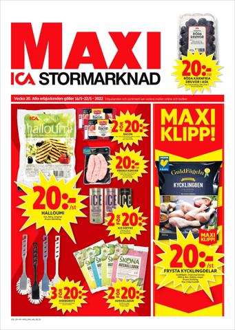 ICA Maxi-katalog i Karlskoga | ICA Maxi Erbjudanden | 2022-05-16 - 2022-05-22