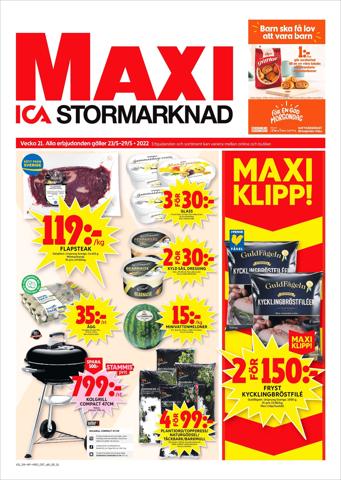 Erbjudanden av Matbutiker i Haninge | ICA Maxi Erbjudanden de ICA Maxi | 2022-05-23 - 2022-05-29