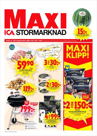 ICA Maxi-katalog i Västerås | ICA Maxi Erbjudanden | 2022-05-23 - 2022-05-29