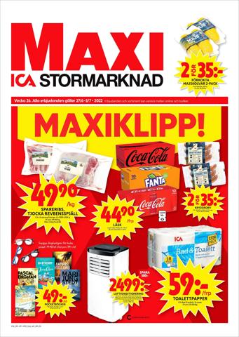 Erbjudanden av Matbutiker i Malmö | ICA Maxi Erbjudanden de ICA Maxi | 2022-06-27 - 2022-07-03