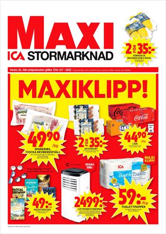 ICA Maxi-katalog i Kalmar | ICA Maxi Erbjudanden | 2022-06-27 - 2022-07-03