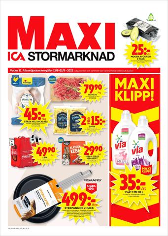 ICA Maxi-katalog i Täby | ICA Maxi Erbjudanden | 2022-08-15 - 2022-08-21