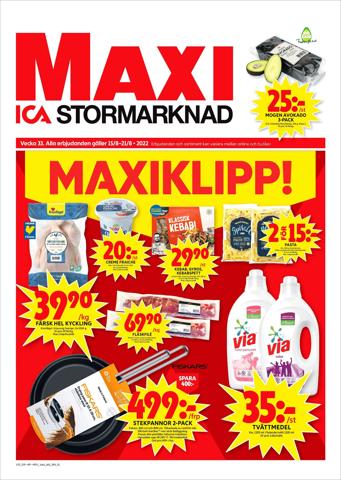 ICA Maxi-katalog i Borås | ICA Maxi Erbjudanden | 2022-08-15 - 2022-08-21