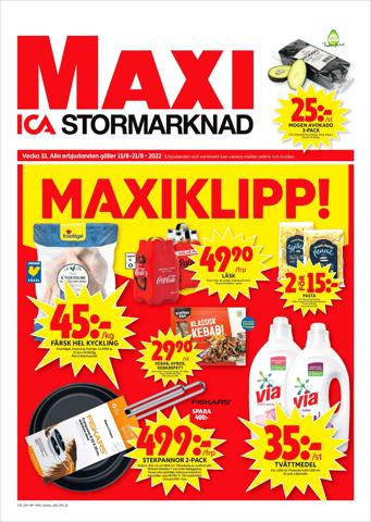 ICA Maxi-katalog i Växjö | ICA Maxi Erbjudanden | 2022-08-15 - 2022-08-21
