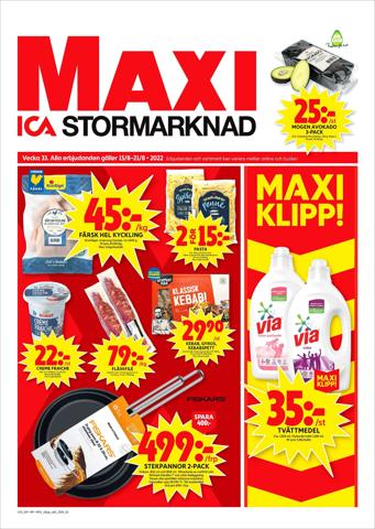 ICA Maxi-katalog i Mölndal | ICA Maxi Erbjudanden | 2022-08-15 - 2022-08-21