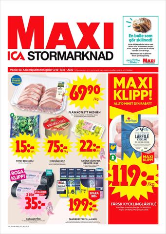ICA Maxi-katalog i Upplands Väsby | ICA Maxi Erbjudanden | 2022-10-02 - 2022-10-09