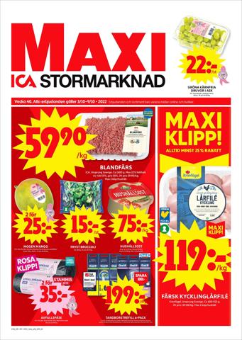 ICA Maxi-katalog i Jönköping | ICA Maxi Erbjudanden | 2022-10-03 - 2022-10-09