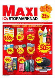 Erbjudanden av Matbutiker i Norrköping | ICA Maxi Erbjudanden de ICA Maxi | 2023-03-20 - 2023-03-26
