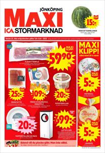 ICA Maxi-katalog i Jönköping | ICA Maxi Erbjudanden | 2023-06-05 - 2023-06-11