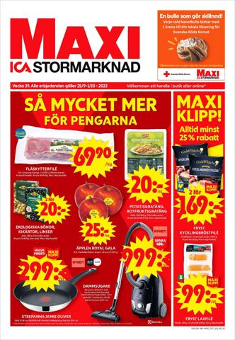 ICA Maxi-katalog i Uppsala | ICA Maxi Erbjudanden | 2023-09-25 - 2023-10-01