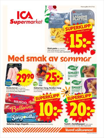 ICA Supermarket-katalog i Västerås | ICA Supermarket Erbjudanden | 2022-06-27 - 2022-07-03