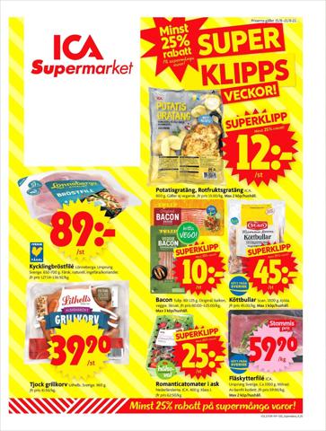 ICA Supermarket-katalog i Malmö | ICA Supermarket Erbjudanden | 2022-08-15 - 2022-08-21