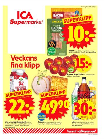 ICA Supermarket-katalog | ICA Supermarket Erbjudanden | 2022-09-26 - 2022-10-02