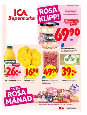 Erbjudanden av Matbutiker i Trelleborg | ICA Supermarket Erbjudanden de ICA Supermarket | 2022-10-03 - 2022-10-09