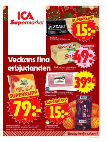 Erbjudanden av Matbutiker i Umeå | ICA Supermarket Erbjudanden de ICA Supermarket | 2022-12-05 - 2022-12-11