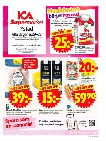 ICA Supermarket I Ystad | Erbjudanden & Reklamblad Veckans