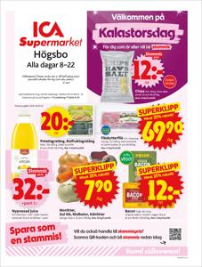 ICA Supermarket-katalog | ICA Supermarket Erbjudanden | 2023-09-18 - 2023-09-24