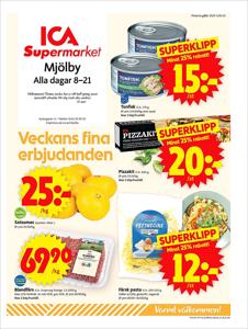 Erbjudanden av Matbutiker i Mjölby | ICA Supermarket Erbjudanden de ICA Supermarket | 2023-09-25 - 2023-10-01