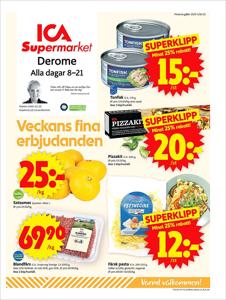 ICA Supermarket-katalog | ICA Supermarket Erbjudanden | 2023-09-25 - 2023-10-01