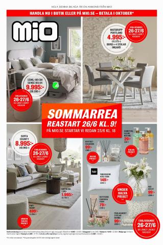 Erbjudanden av Möbler och Inredning i Helsingborg | Mio Erbjudande Sommarrea de Mio | 2022-06-24 - 2022-08-08