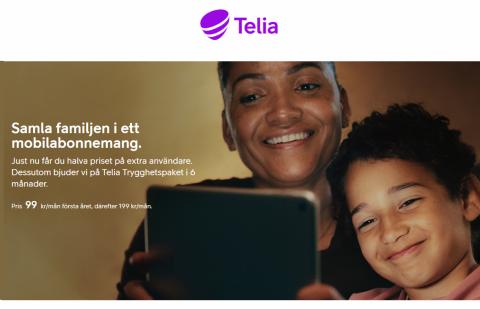 Erbjudanden av Elektronik och Vitvaror i Trelleborg | Telia Erbjudande de Telia | 2022-09-26 - 2022-10-09