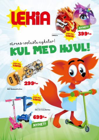 Erbjudanden av Leksaker och Barn i Linköping | Kul med hjul! de Lekia | 2022-04-20 - 2022-05-31