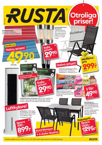 Rusta-katalog i Kristianstad | Rusta reklambad | 2022-05-18 - 2022-05-22