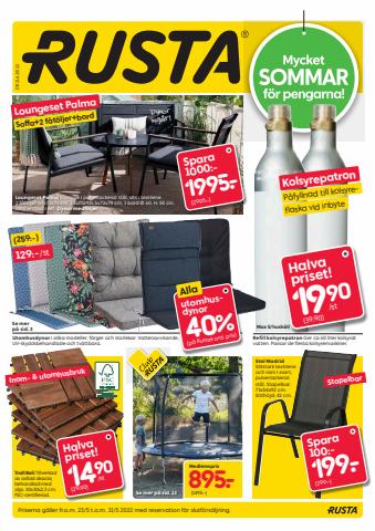 Erbjudanden av Möbler och Inredning i Haninge | Rusta reklambad de Rusta | 2022-05-23 - 2022-05-31