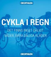 Erbjudanden av Sport i Uppsala | Cykla i regn de Decathlon | 2023-09-19 - 2023-11-08