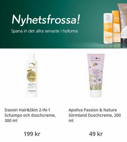 Apoteket-katalog i Skärholmen | Apoteket Erbjudande Nyhetsfrossa! | 2023-02-21 - 2023-04-15