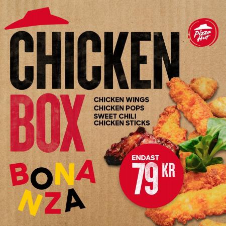 Erbjudanden av Restauranger och Kaféer i Stockholm | Chicken Box Bonanza de Pizza Hut | 2022-06-16 - 2022-08-31