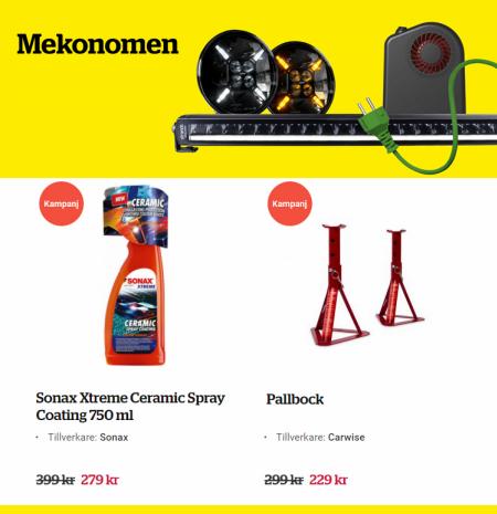 Erbjudanden av Bilar och Motor i Västervik | Mekonomen Kampanj de Mekonomen | 2022-10-03 - 2022-10-16