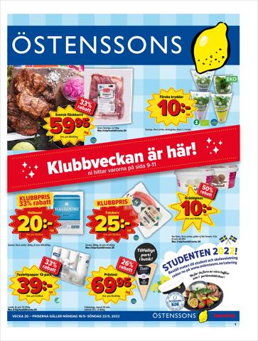 Erbjudanden av Matbutiker i Linköping | Veckans Erbjudanden Östenssons de Östenssons | 2022-05-16 - 2022-05-22