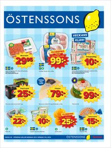 Erbjudanden av Matbutiker i Mjölby | Östenssons reklambad de Östenssons | 2023-09-25 - 2023-10-01