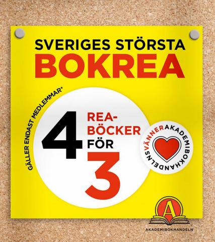 Akademibokhandeln-katalog i Örebro | Bokrea 4 fór 3 | 2023-09-18 - 2023-10-18