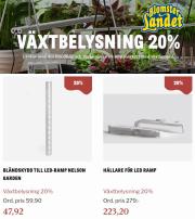 Erbjudanden av Bygg och Trädgård i Landskrona | Blomsterlandet Erbjudande Växtbelysning 20% de Blomsterlandet | 2023-02-06 - 2023-02-12