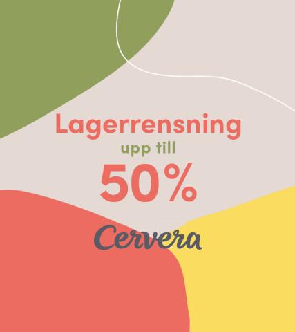Cervera-katalog i Umeå | Lagerrensning - upp till 50 % rabatt! | 2022-07-25 - 2022-08-31