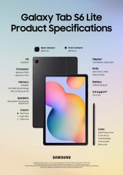 Erbjudanden av Elektronik och Vitvaror i Ängelholm | Samsung Galaxy Tab S6 Lite de Samsung | 2023-05-18 - 2023-07-15