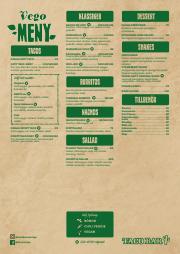 Erbjudanden av Restauranger och Kaféer i Haninge | Vego Meny de Taco Bar | 2023-06-05 - 2023-08-26