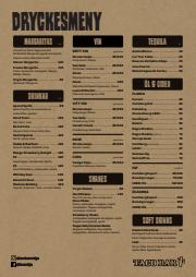 Erbjudanden av Restauranger och Kaféer | Taco Bar Dryckesmeny de Taco Bar | 2023-08-28 - 2023-10-14