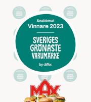 Erbjudanden av Restauranger och Kaféer i Umeå | Meny de MAX Hamburgare | 2023-03-23 - 2023-06-17