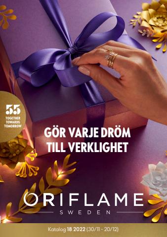 Erbjudanden av Skönhet och Parfym i Upplands Väsby | Oriflame reklamblad de Oriflame | 2022-11-30 - 2022-12-20