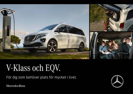 Erbjudanden av Bilar och Motor i Västerås | EQV och V-Klass de Mercedes-Benz | 2021-10-25 - 2023-01-31