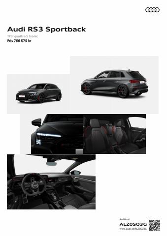 Audi-katalog | Audi RS 3 Sportback | 2022-04-07 - 2023-01-31