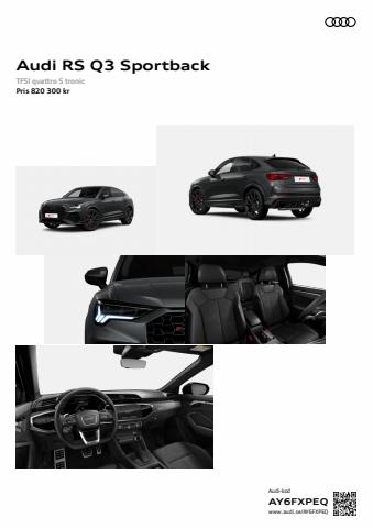 Audi-katalog | Audi RS Q3 Sportback | 2022-04-07 - 2023-01-31