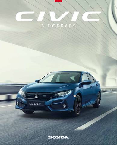 Honda-katalog | Honda Civic 5 Dörrars | 2021-07-22 - 2022-07-31
